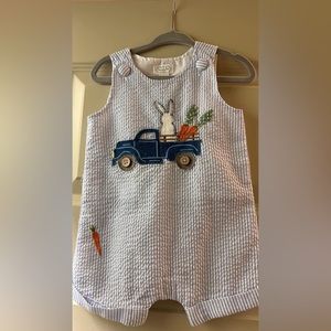 Mudpie Easter Jon Jon size 6-9mo